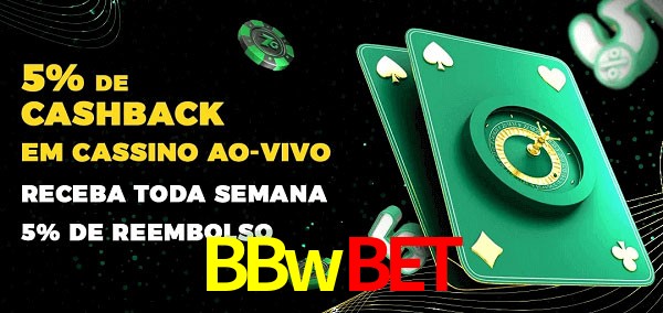Promoções do cassino ao Vivo BBwbet